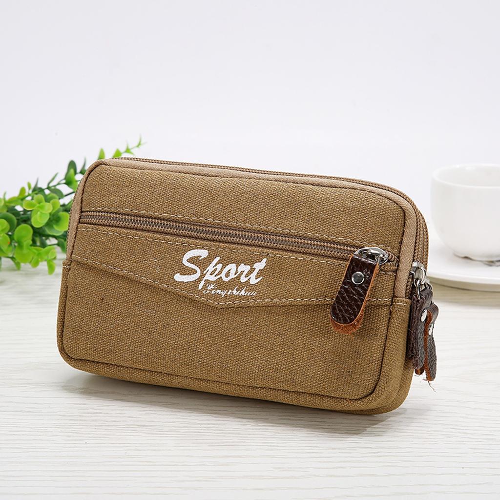 Men's Coin Purse Wear Belt Waist Bag Mobile Phone Bag