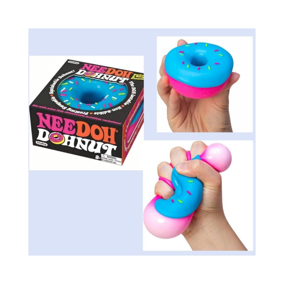 New Arrival Schylling NeeDoh Jelly Donut Squeeze Toy Stress Relief Squishy Toy with Slow Rebound Perfect Gift 3