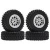RCGOFOLLOW Wheel Rims Tyre Durable For 1/16 WPL MN B1 B16 B36 B14 B24 C14 C24 C34 D90 MN99S MN45 On-Road Vehicles