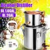 8L/2Gallon Distiller Alambic Moonshine Alcohol Still Stainless Copper Brew Water Wine Brandy Essential Oil Brewing Kit