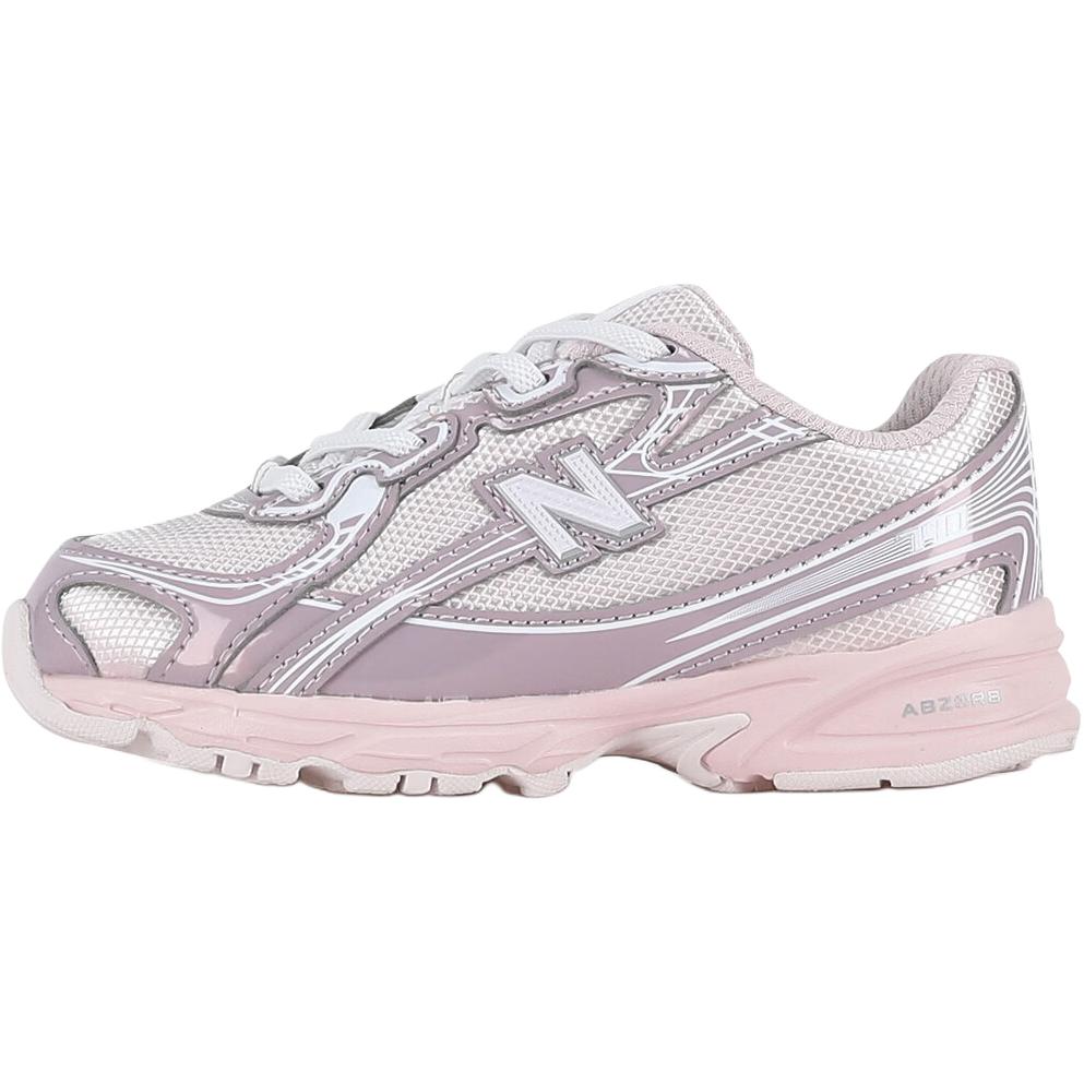 New Balance NB 740 Нескользящие, Износостойкие, Дышащие Низкие Кроссовки для Малышей Розовые Серебристые Для Младенцев и Малышей I74062H