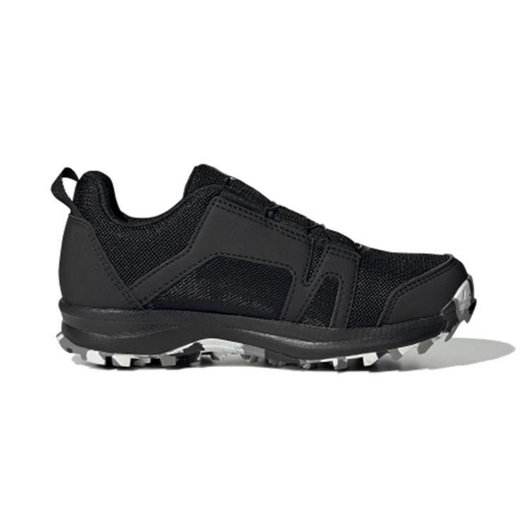 adidas Terrex Agravic Boa K Винтажные Устойчивые к истиранию Низкие Детские Беговые Кроссовки Черные Детские EF3635