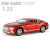 1:22 Bentley Continental GT Сплав Модель Роскошного Автомобиля Литой Металлический Игрушечный Транспорт Коллекция Моделей Автомобилей Детский Подарок
