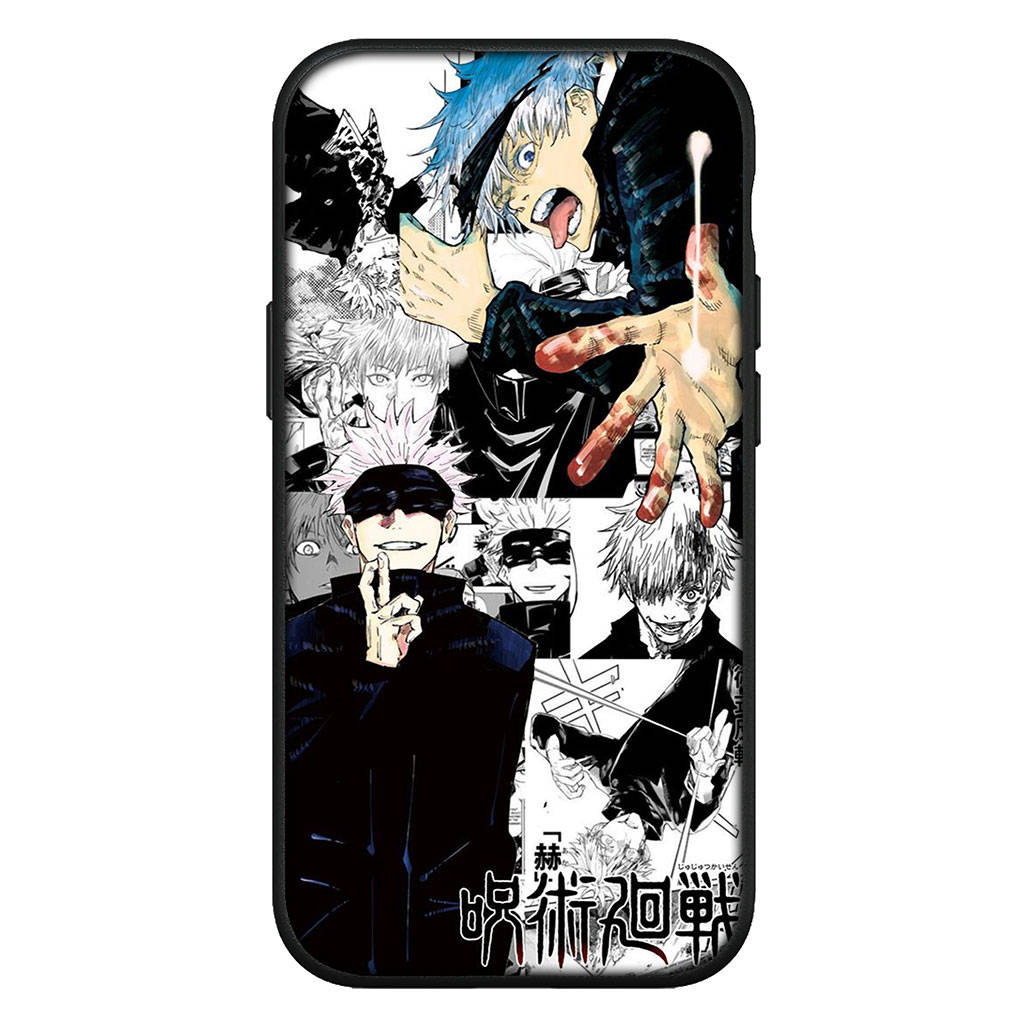 Для iPhone 16 15 Xiaomi Redmi Note 14 13 12 11 Pro Max X 16e Samsung Galaxy S25 S24 S23 Moto OPPO Huawei Jujutsu Gojo Satoru Kaisen Comics чехол для телефона