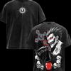 DEATH NOTE Манга Футболка Рюк Напечатанная Винтажная Стиранная Футболка Мужская Женская Одежда Летняя Повседневная Оверсайз Хлопковые Футболки Одежда