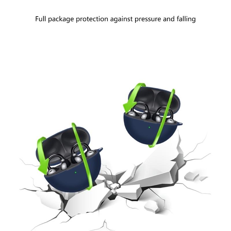 Защитный чехол-скин для зарядного кейса наушников FreeClip, пыле- и ударопрочный чехол из мягкого силикона