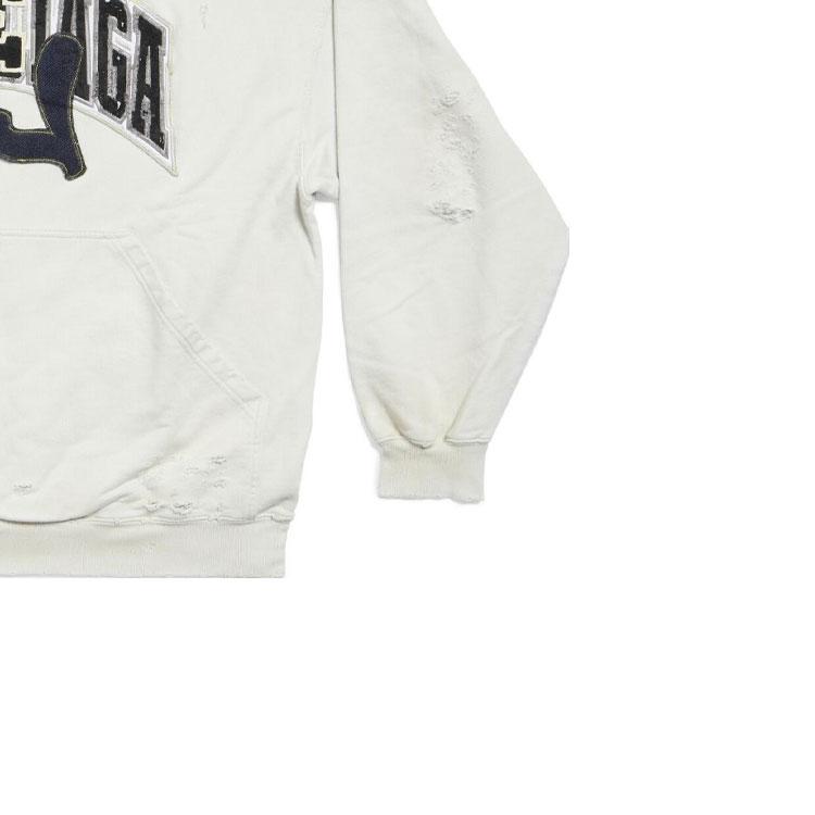 Balenciaga Толстовка Regular Fit Унисекс Белый 739024TOVN39012