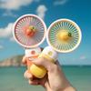 Cute Style Mini Fan Fruit Theme Handheld Fan Handheld Portable Fan  Summer Use