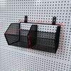 Eco-Friendly Odorless Metal Pegboard with No-Drill Hanging Baskets