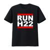 JDM H22 H22A Euro R Prelude Type S Dohc Vtec Двигатель Кронштейны двигателя Свап Футболка Беги винтажная Стиранная Дышащая мужская Удобная