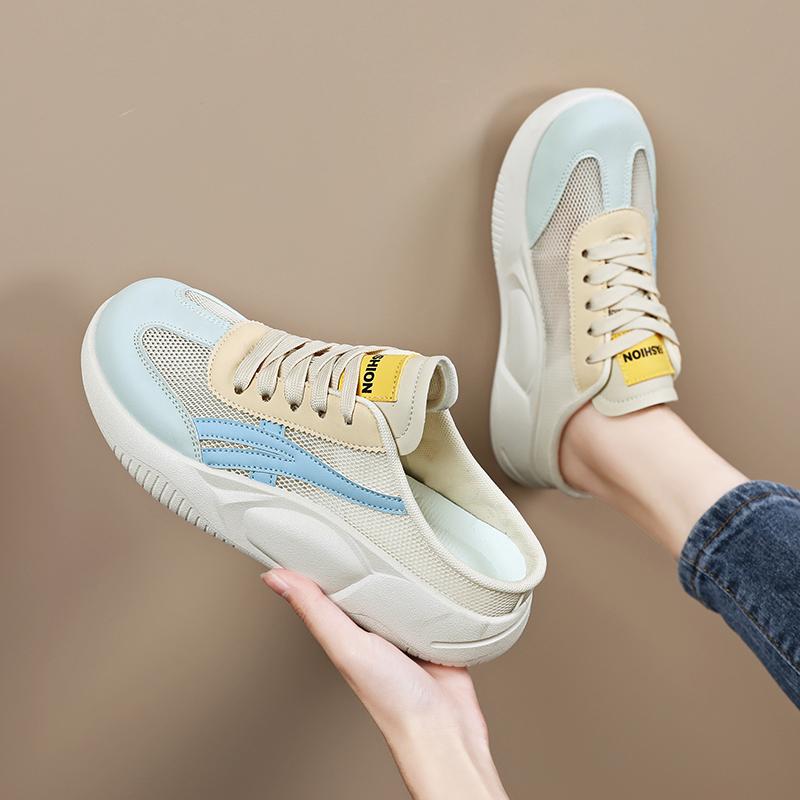 Женские летние сандалии бежевые сабо повседневные тапочки для девочек кроссовки черные повседневные спортивные сандалии большого размера