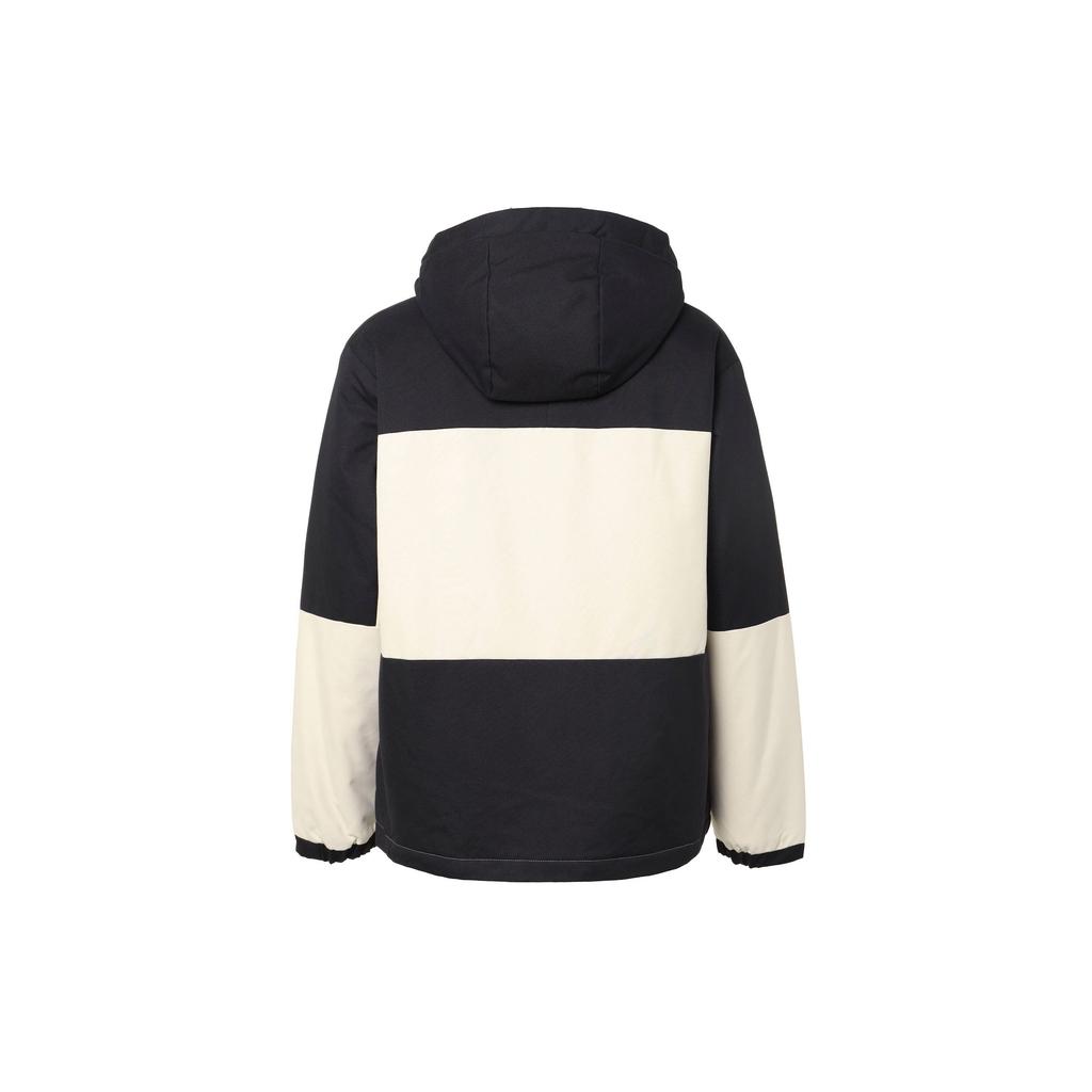 Adidas Повседневная спортивная парка 530 Puffy Hooded Parka Down Jacket Мужская верхняя одежда Черный Белый IL8920