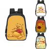 Winnie The Pooh Large Capacity Lightweight 3d School Backpack For Kids And Students Unisex Oxford Fabric