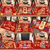 Red Floor Mat New Year 2026 Entrance Door Mat Kitchen Rug Chinese New Year Decoration The Year Of Horse Horse Rugs Equestrian