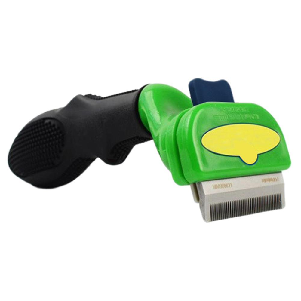 Deshedding Brush Removes Loose Hair and Tangles Self Cleaning Slicker Brush Deshedding Tool for Long Short Haired Dogs Cats