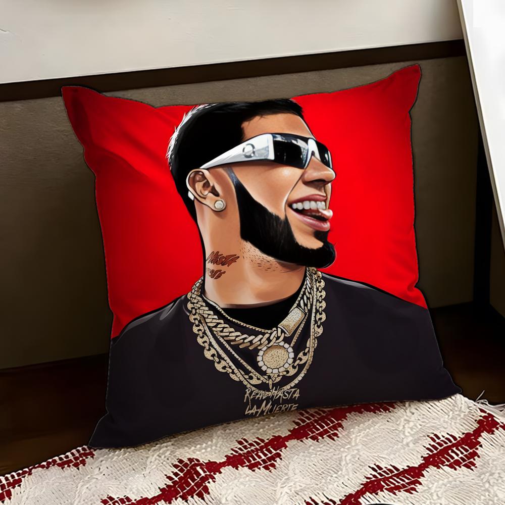 Наволочка Rapper AAnuel AA Cushion Cover Реверсивная Мягкая Прочная для Дома Автомобиля Многоцелевое Использование для Ежедневного Комфорта