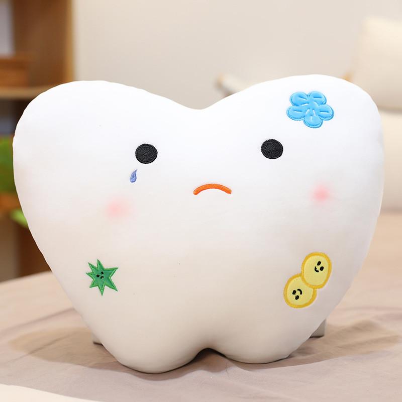Tooth Plush Creative Toy Cute Cartoon Tooth Decay Children Holiday Doll Gift