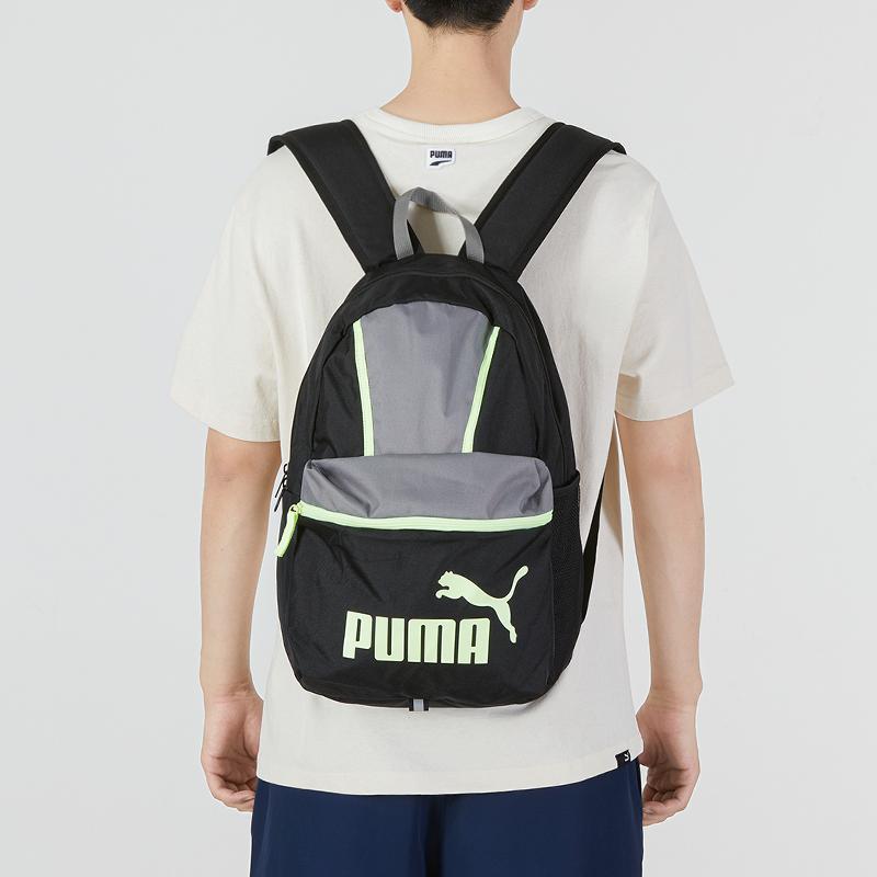 New PUMA Fabric Backpack Regular Unisex Black 078962-01