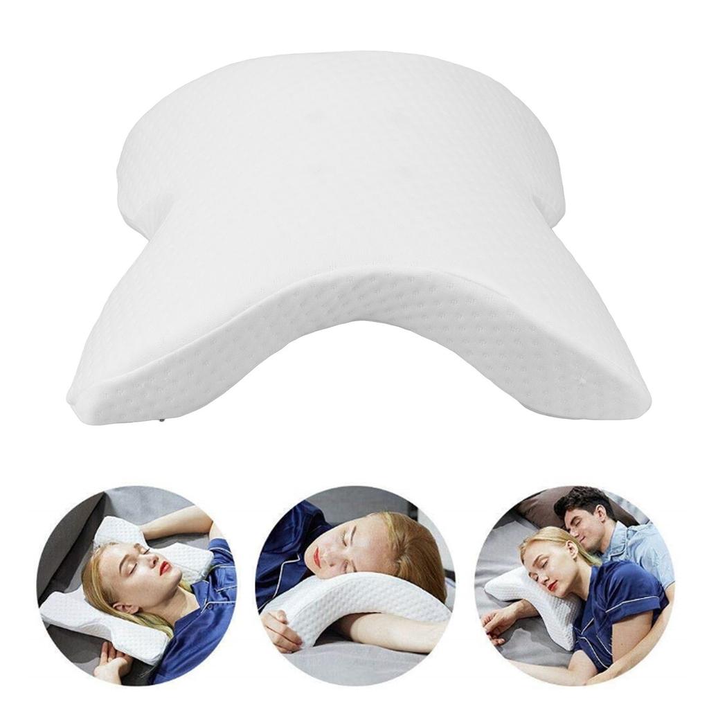 Подушка для рук с медленным отскоком, пена с эффектом памяти, изогнутая U-образная белая подушка для сна во время путешествий