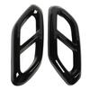 1Pair Exhaust Pipe Muffler Cover Decorative Strong Protection Car Exhaust Pipe Cover Replacement for Benz GLC‑Class