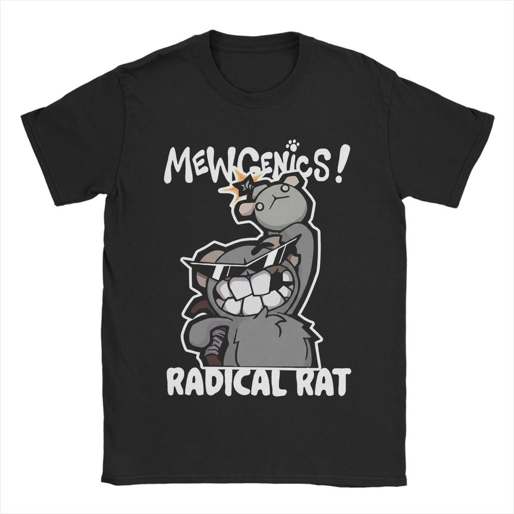 Mewgenics Characters Cat Game TShirts for Unisex  Novelty Cotton Tee Shirt Round Collar Short Sleeve T Shirt Summer Clothes
