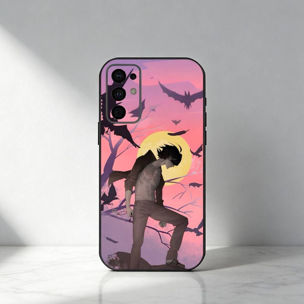 Чехол для телефона A-Araragi из K-Kizumonogatari для Samsung S25, S24, S21, S22, S23, S20, Ultra, S26, Plus, Fe, Note, 5G Черный чехол