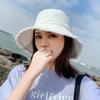 Foldable Thin Bucket Hat Sunshade Sun Protection Cap Sun Cap Raw Edge Fisherman Hat  Men