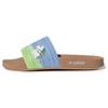 (WMNS) Adilette x Moomin Прозрачные шлепанцы на пробковой подошве 'Blue Fusion Gum' Женские ID4207