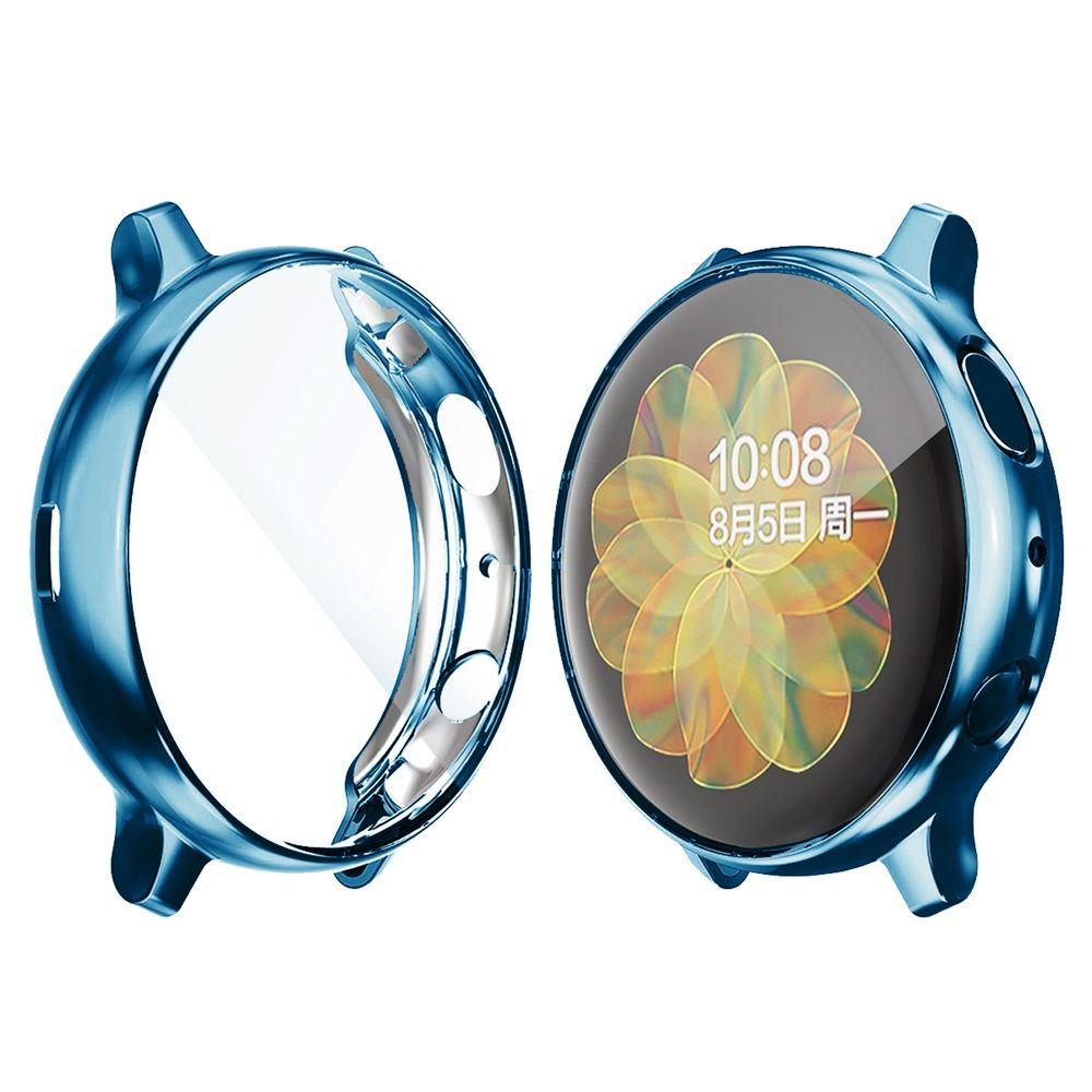 thin Full Cover Soft For Samsung Galaxy Watch Active 2 Screen Protector TPU Watch Case Electroplate
