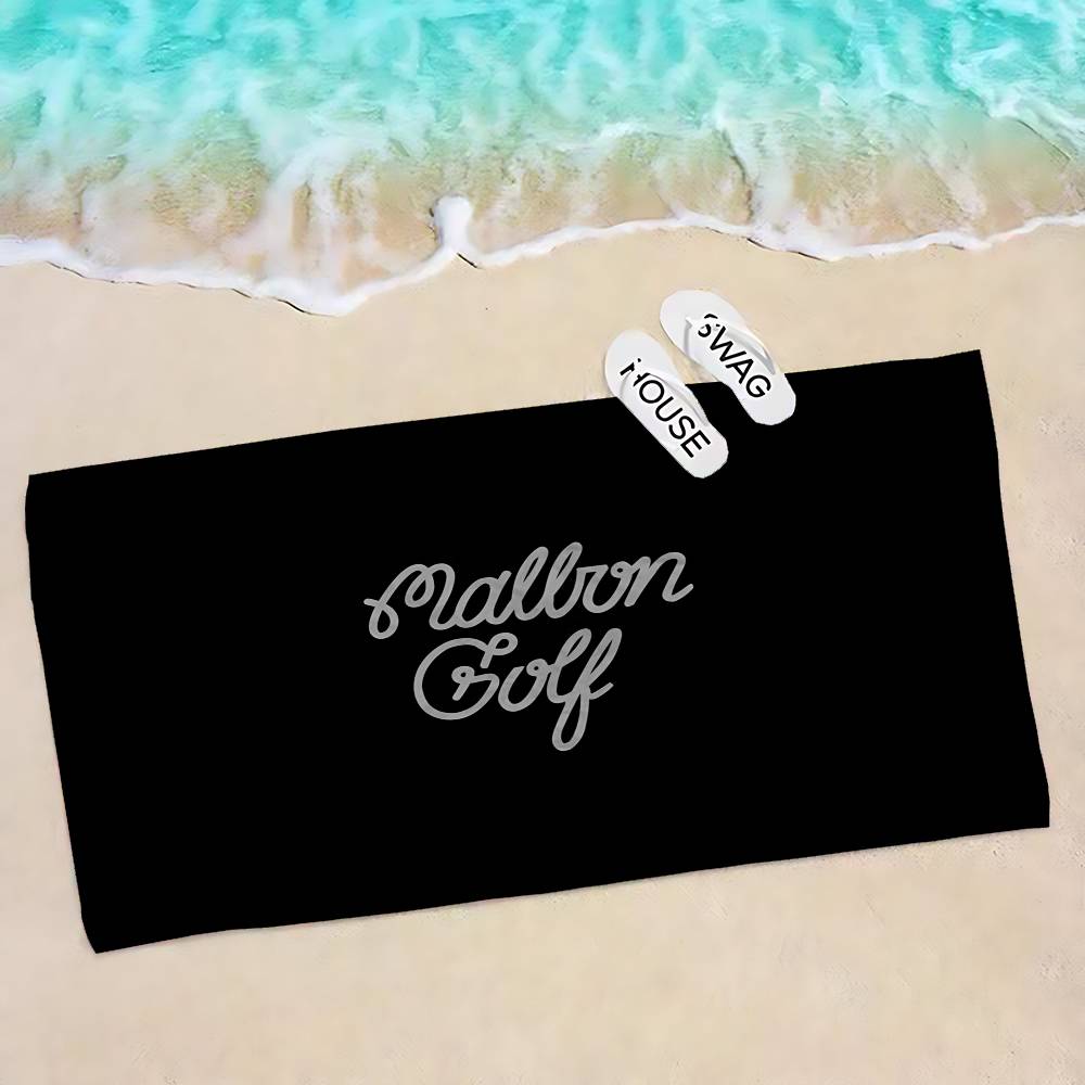 Fashion M-Malbon Golf Art Bath Towel Microfiber Soft Water Absorbing Breathable For Girl Kids Decorative Cartoon Beach Towel