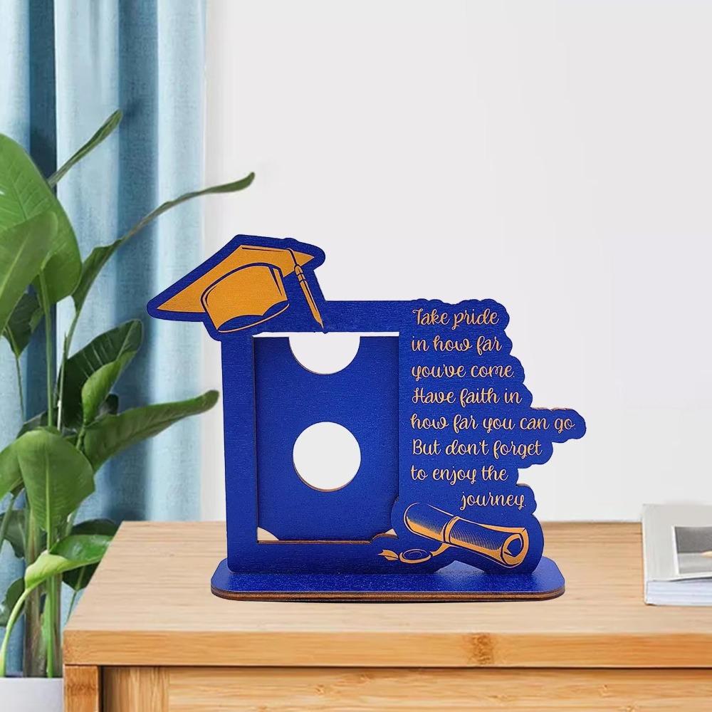 Rustic Graduation Photo Frame Vintage Picture Display Stand  Bedroom Office Living Room