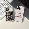 Чехол для телефона «Относитесь к людям с добротой» для IPhone 15 14 13 11 12 Pro 8 7 15 Plus X 13 14 Pro MAX XR XS MINI SE 2020, черные чехлы