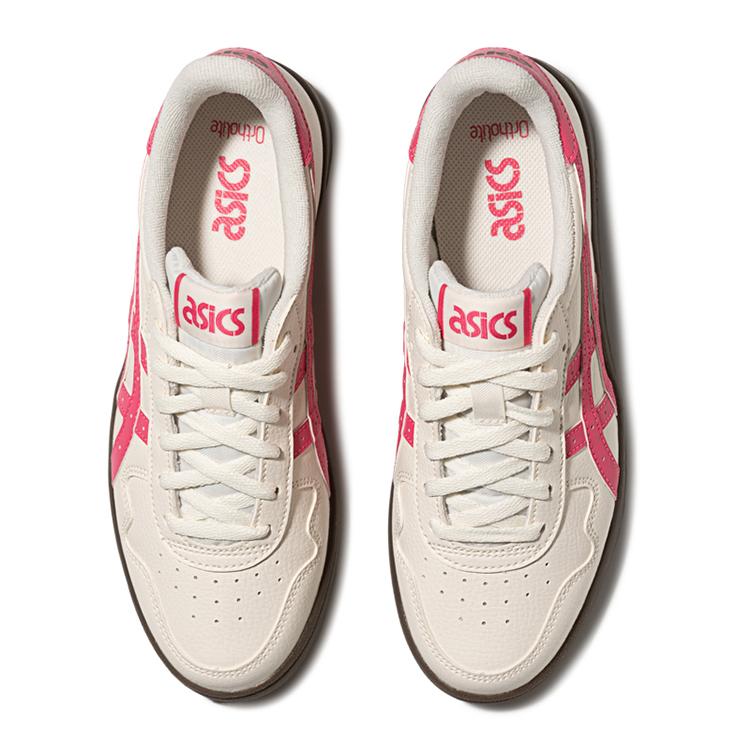 Asics JAPAN S Износостойкие Дышащие Низкие Кеды для Скейтборда Унисекс Бежевый Красный 1203B055-201