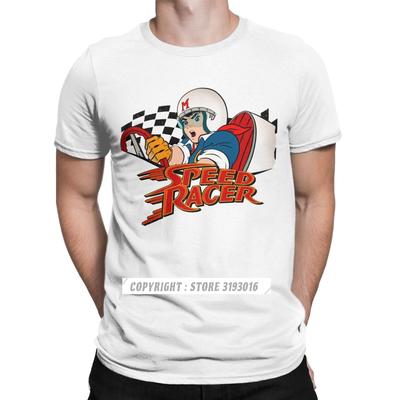 Speed Racer Meteoro Мужские футболки Крутая рождественская футболка с круглым вырезом Хлопковые майки Hombre Harajuku Эстетическая принтованная футболка для мужчин
