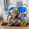 Digimon cartoon printed blanket Flannel Warm blankets Soft and comfortable blanket bed linings cubre cama Birthday Gift
