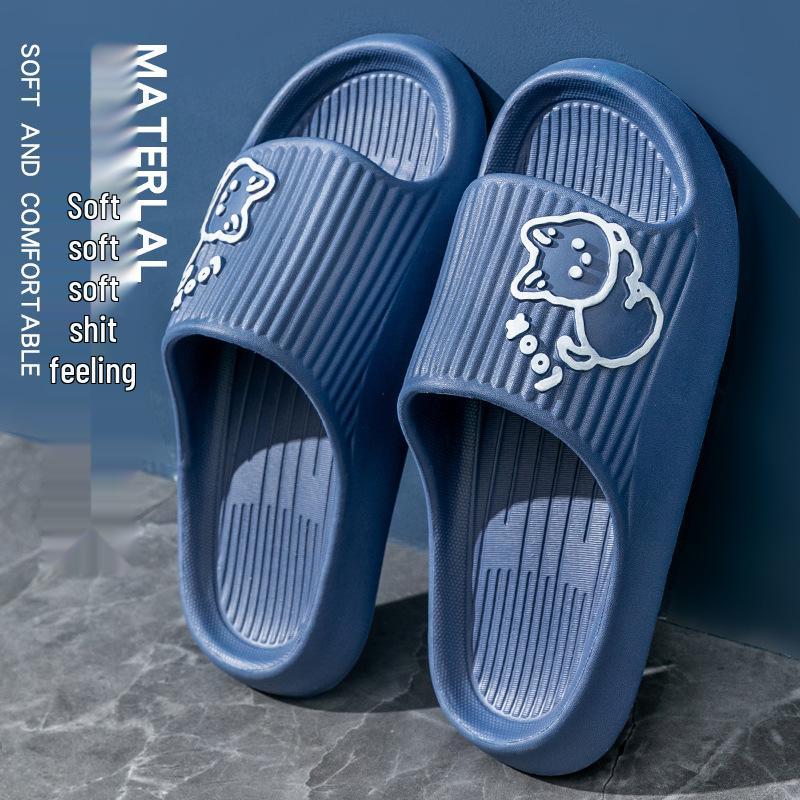 Благоприятные красные нескользящие тапочки для ванной для пары - Мягкая толстая подошва для летних свадеб