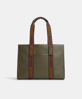 COACH OUTLET Большая сумка-тоут Smith Зеленая
