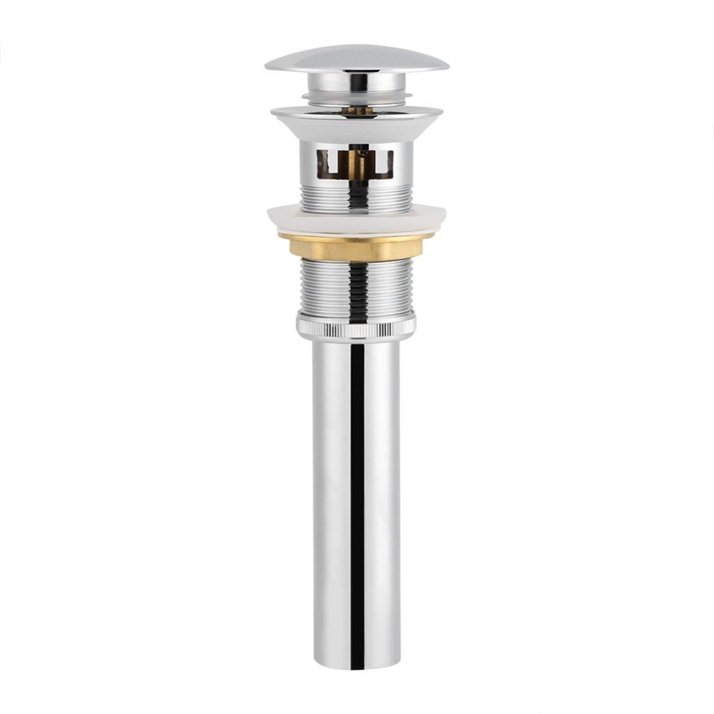 Stainless Steel Sink Drain Chrome Plated Bathroom Accessory Stable Drain Pipe Bathroom Use