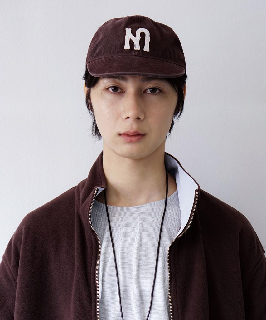 KNOUUN [KNOUUN X Lim Jihyuk] N-Uun Ball Cap (Brown)