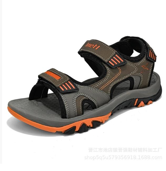 Fashion Summer Outdoor Men's Sandals Non-slip Men's Casual Sneakers Comfortable Beach Sandals Plus Size Men's Breathable Wading Sandals