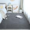 Gray Coral Velvet Carpet For Living Room Sofa Area Rug Kids Bedroom Bedside Floor Mat Short Plush Children Nursery Carpet Thick