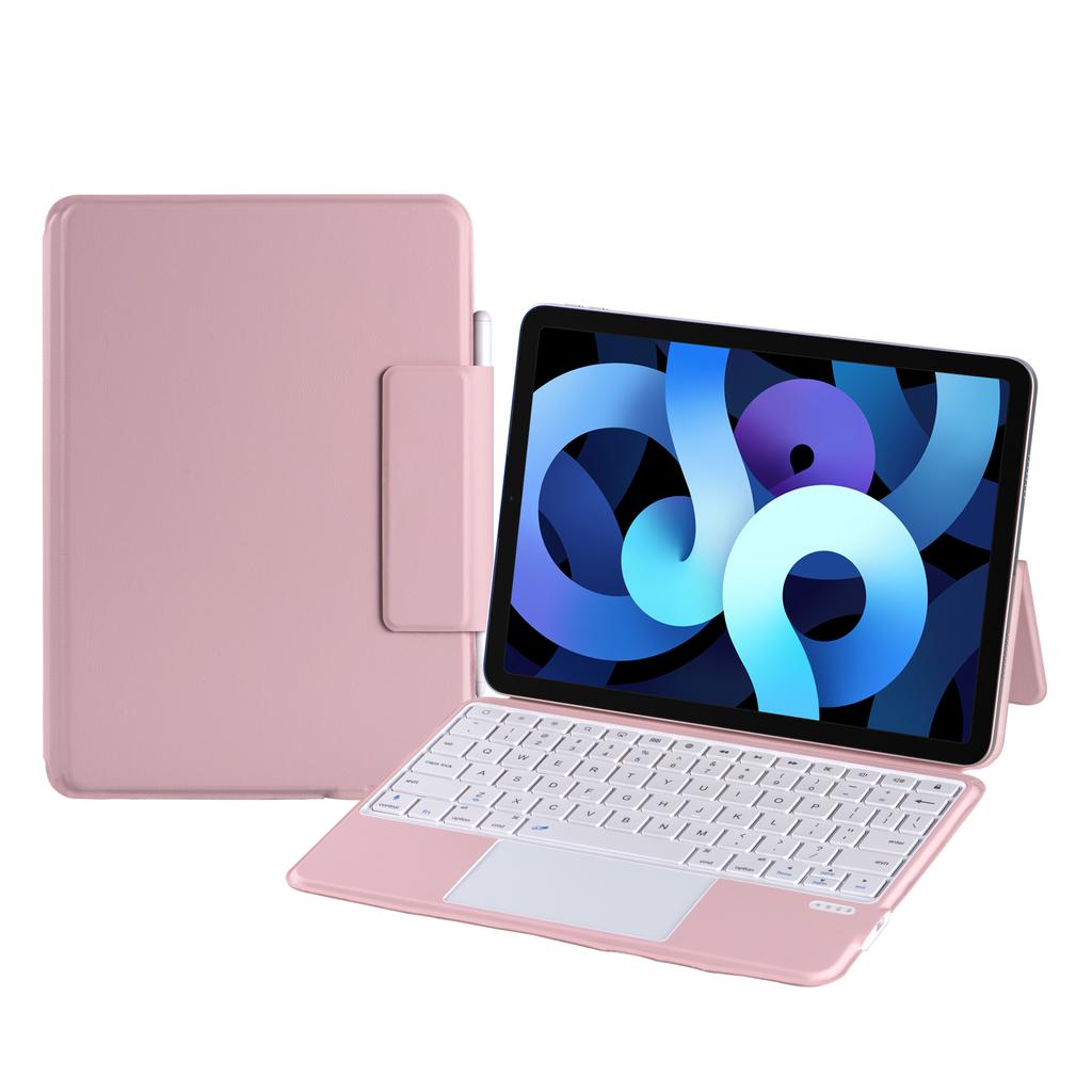 3125-6 For iPad Air (2020)/(2022)/Pro 11 (2022)/(2021)/(2020)/(2018) Bluetooth-Compatible Keyboard Case