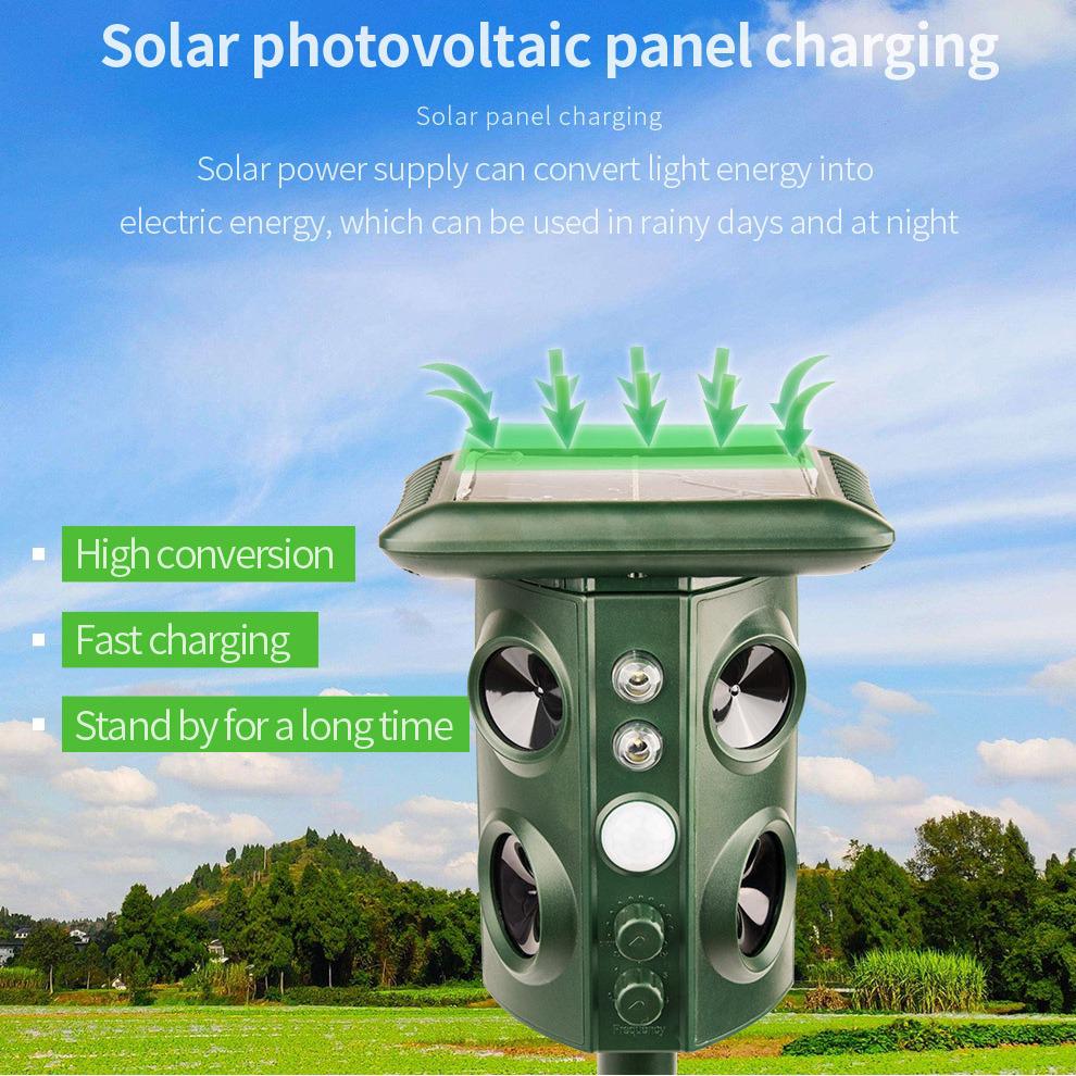 High-Power Multifunctional Animal Repeller: Bird, Snake, Mouse Control for Outdoors