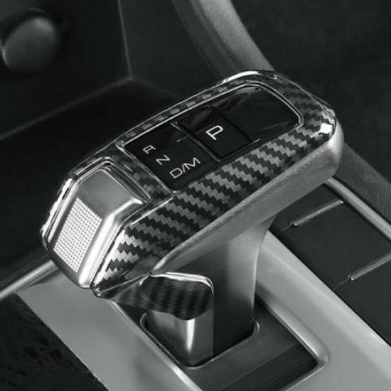 2X Carbon Fiber Gear Shift Knob Decor Cover Trim Fits GWM Cannon Ute