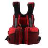 Adults Lifesaving Vest Life Jacket with Whistle Swimming Fishing Drift Suit (Red)