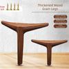 Thickened Sofa Feet Walnut Color Furniture Feet Foot Bedside Legs  Tea Table