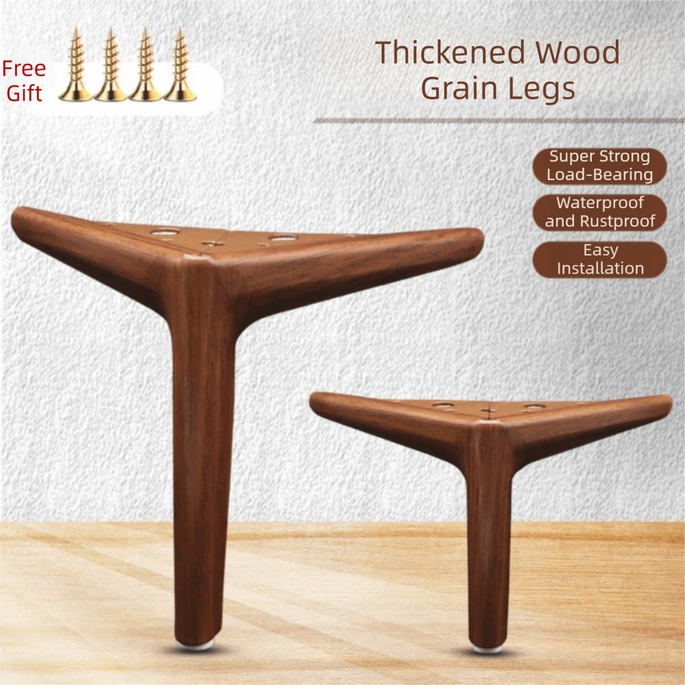 Thickened Sofa Feet Walnut Color Furniture Feet Foot Bedside Legs  Tea Table