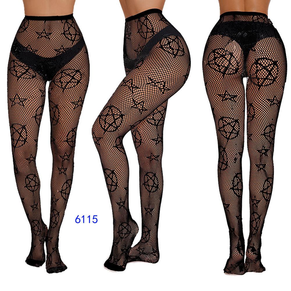 Женский набор колготок с принтом скелета на Хэллоуин Мягкий и удобный дизайн**