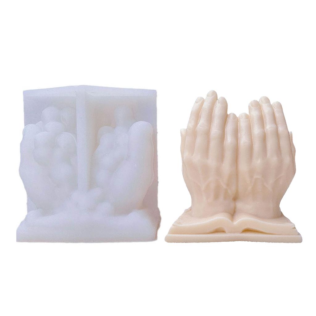 Religious Scalpture Candle Mold for DIY Candle Gypsum Ornaments Christmas Gift Home Decor Epoxy Resin Casting Mold