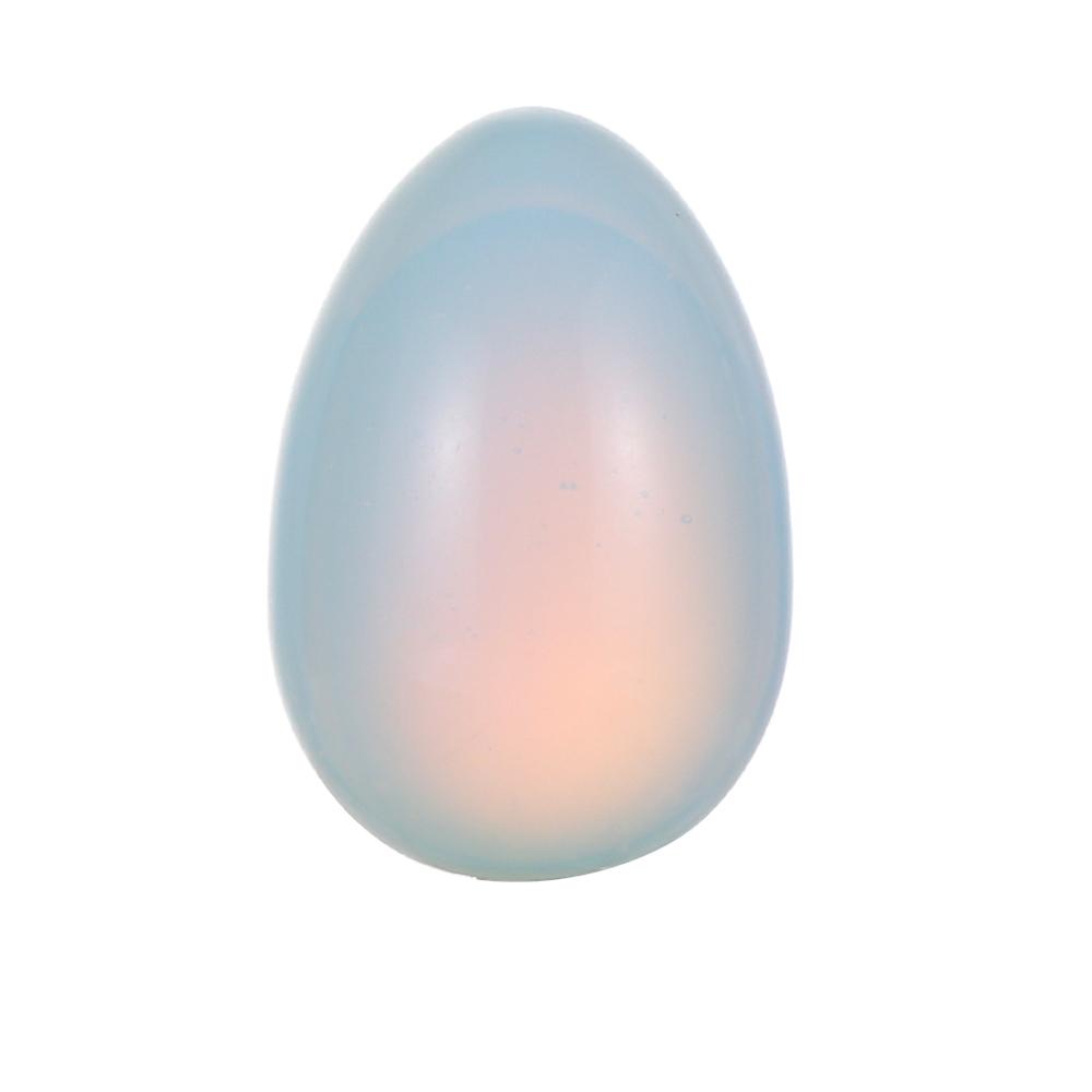 Collection Natural Blue Point Jade Mini Ornament Natural Stone Healing Egg Pattern Healing Stone